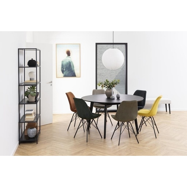 Krzesło Eris sztruks zielone - ACTONA